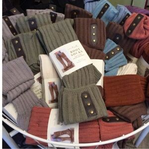 Simply Noelle Blue Tall Boot Socks